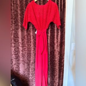Red vintage jumpsuit